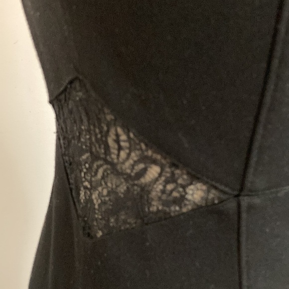 Black Sleeveless Bodycon Lace Dress Medium - Picture 2 of 15